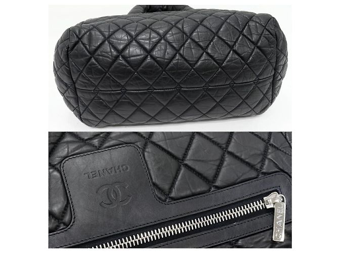 Borsa tote in pelle Chanel Coco Cocoon Nero - view 6