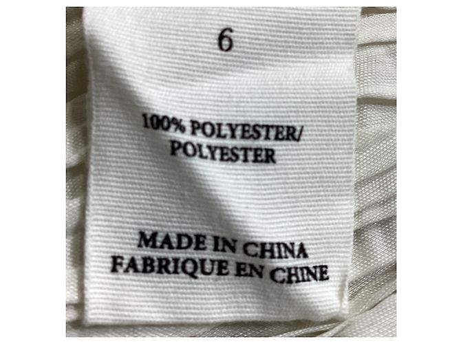 Ulla Johnson Ravenna Bluse mit einem Schulterträger aus weißem Polyester Roh - Ansicht 8