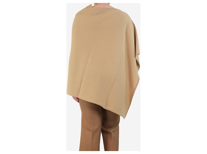 Crimson Beige klassischer Poncho - Einheitsgröße - Ansicht 2