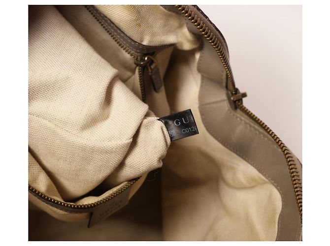 Incredibile borsa in pelle Gucci Grigio - vista 13