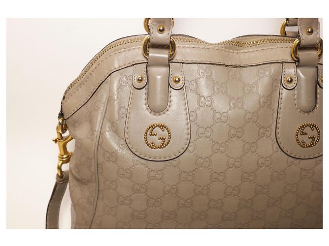 Incredibile borsa in pelle Gucci Grigio - vista 2