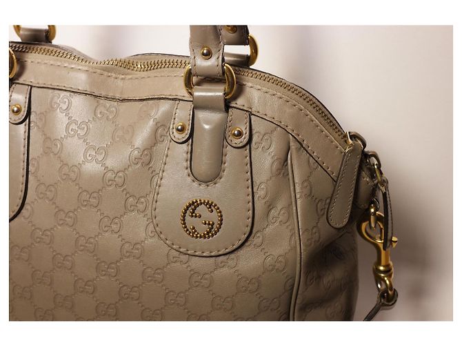 Incredibile borsa in pelle Gucci Grigio - vista 3
