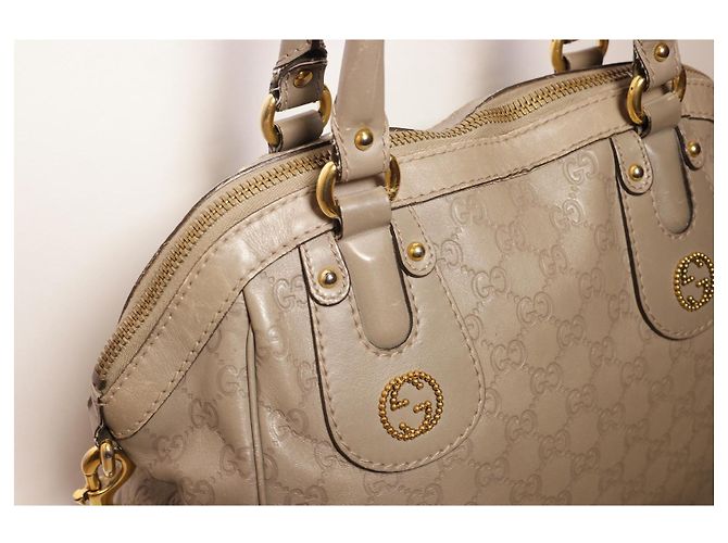 Incredibile borsa in pelle Gucci Grigio - vista 4