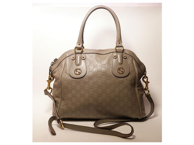 Incredibile borsa in pelle Gucci Grigio - vista 5