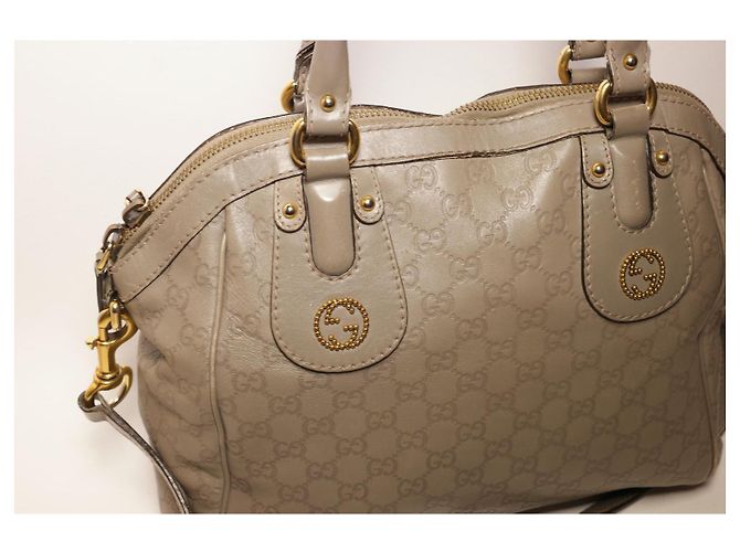 Incredibile borsa in pelle Gucci Grigio - vista 6