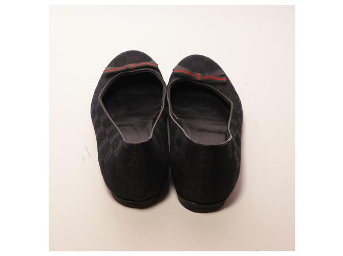 Increíbles bailarinas de cuero Gucci Negro - vista 4
