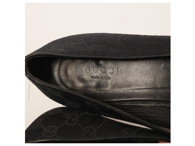Increíbles bailarinas de cuero Gucci Negro - vista 7
