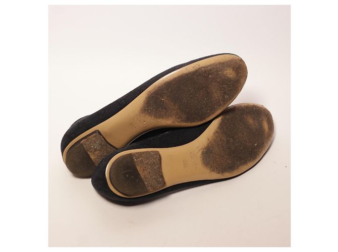 Increíbles bailarinas de cuero Gucci Negro - vista 9