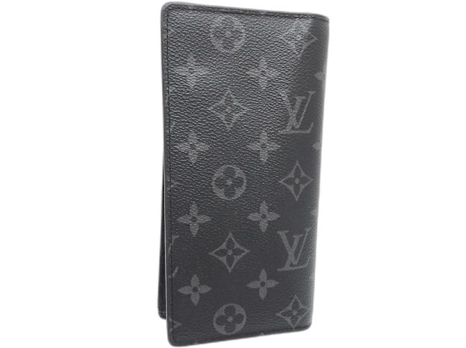 Louis Vuitton Monogram Eclipse Long Wallet Black - view 3