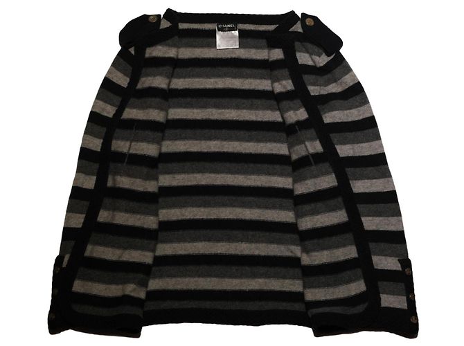 Unglaubliche Chanel 100% Kaschmir-Cardigan Mehrfarben - Ansicht 2