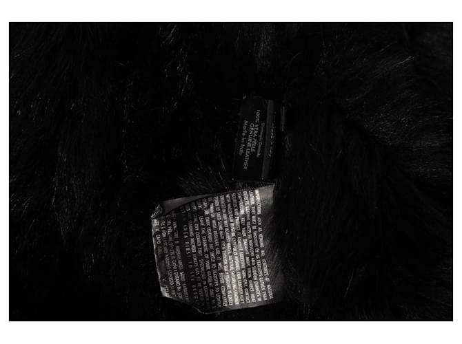 Increíble abrigo de shearling Gucci Negro - vista 15