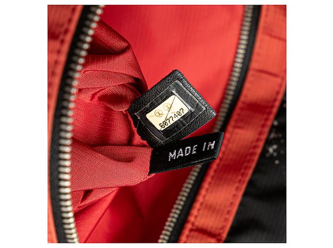 Chanel Borsa in Nylon della Vecchia Linea di Viaggio Nera Nero - vista 8