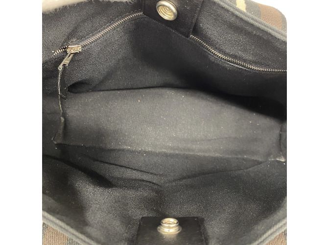 Hermès Hermes Tote Bag Troca Horizontal PM Canvas Schwarz - Ansicht 4