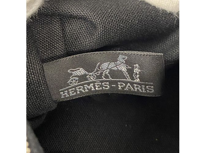 Hermès Hermes Tote Bag Troca Horizontal PM Canvas Schwarz - Ansicht 5