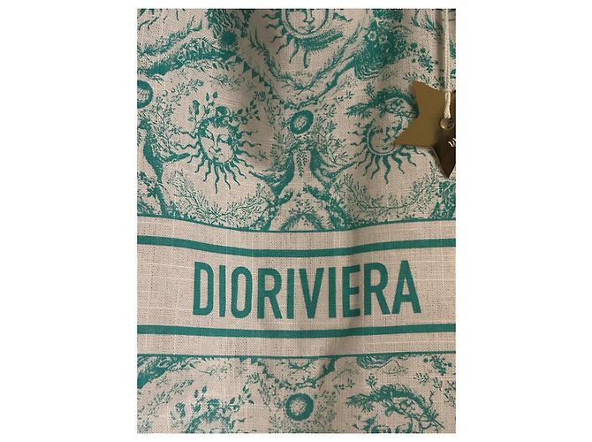 Christian Dior Borsa tote Dior DIORIVIERA Verde chiaro Verde scuro - vista 5