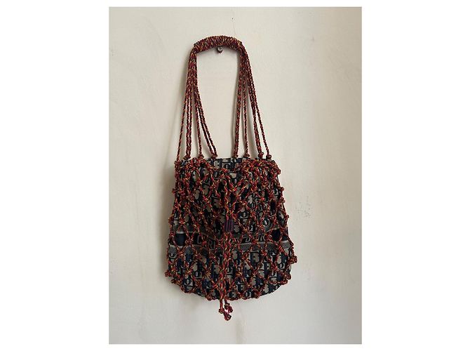 Christian Dior Netztasche mehrfarbig - Ansicht 3