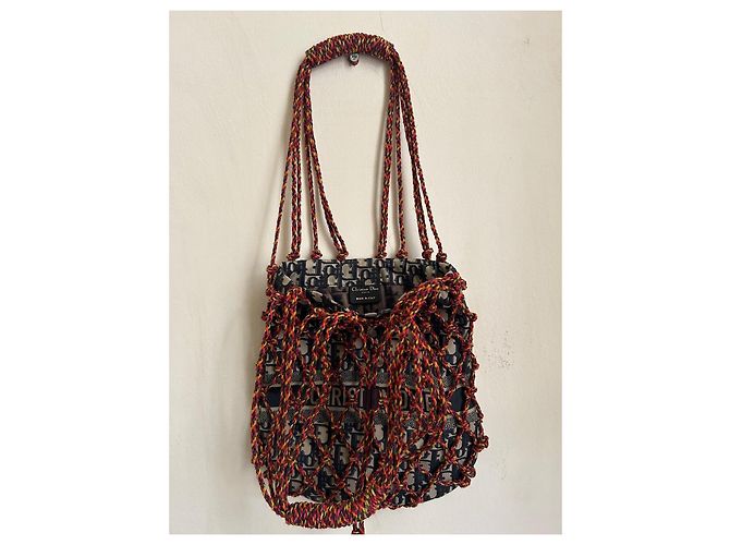 Christian Dior Netztasche mehrfarbig - Ansicht 9