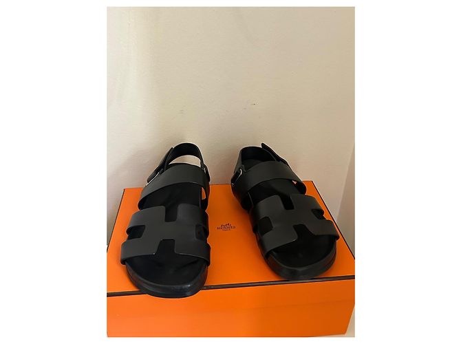 Sandali Hermès Takara Nero - vista 2