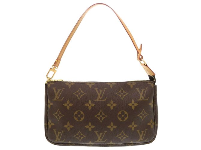 Pochette Accessoires Monogram di Louis Vuitton Marrone Monogramma - vista 2