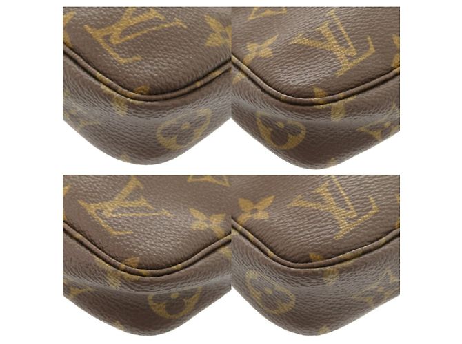 Pochette Accessoires Monogram di Louis Vuitton Marrone Monogramma - vista 5