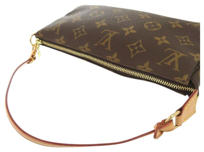 Pochette Accessoires Monogram di Louis Vuitton Marrone Monogramma - vista 6
