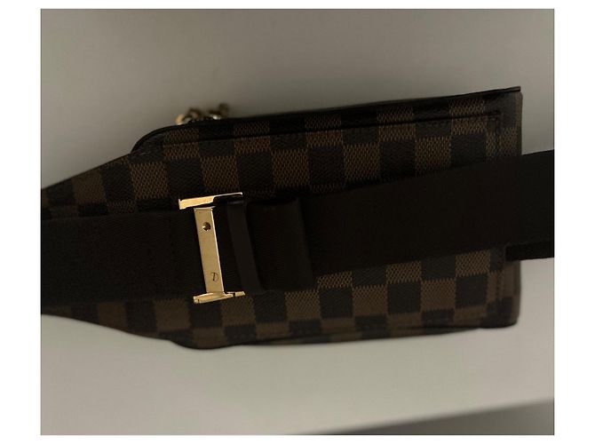 Montsouris Borsa Louis Vuitton Geronimos Damier ebene - vista 3