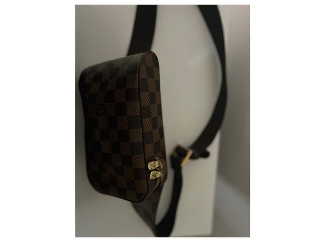 Montsouris Borsa Louis Vuitton Geronimos Damier ebene - vista 5