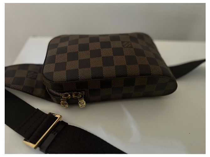 Montsouris Borsa Louis Vuitton Geronimos Damier ebene - vista 6