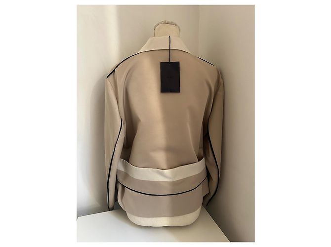 Prada Jacke beige aus Polyester Größe 42 - Ansicht 3