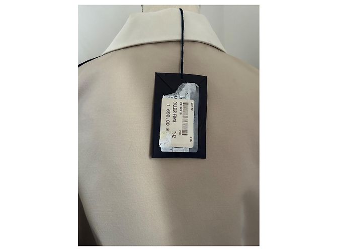 Prada Jacke beige aus Polyester Größe 42 - Ansicht 4