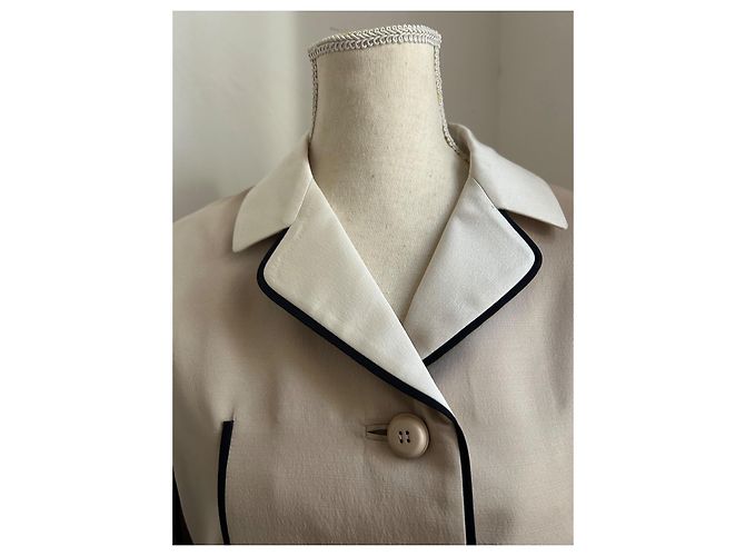 Prada Jacke beige aus Polyester Größe 42 - Ansicht 7