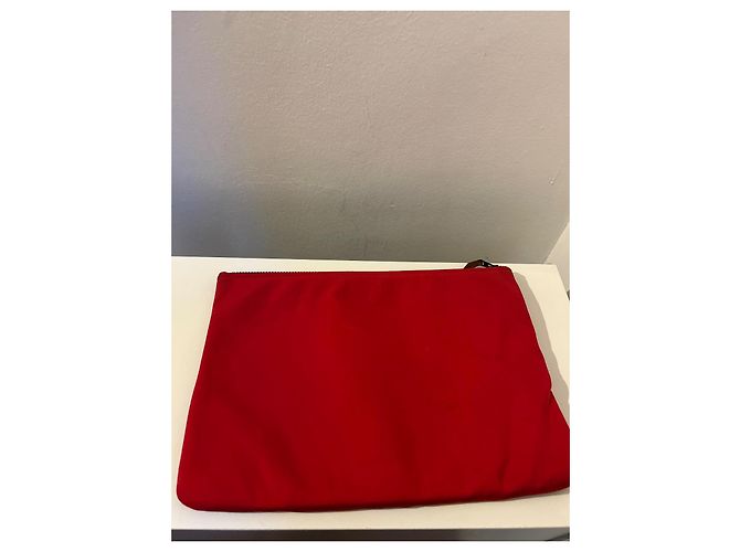 Pochette Hermès Bain Rossa Rosso - vista 3