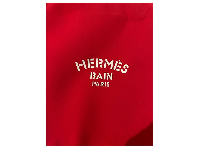 Pochette Hermès Bain Rossa Rosso - vista 4