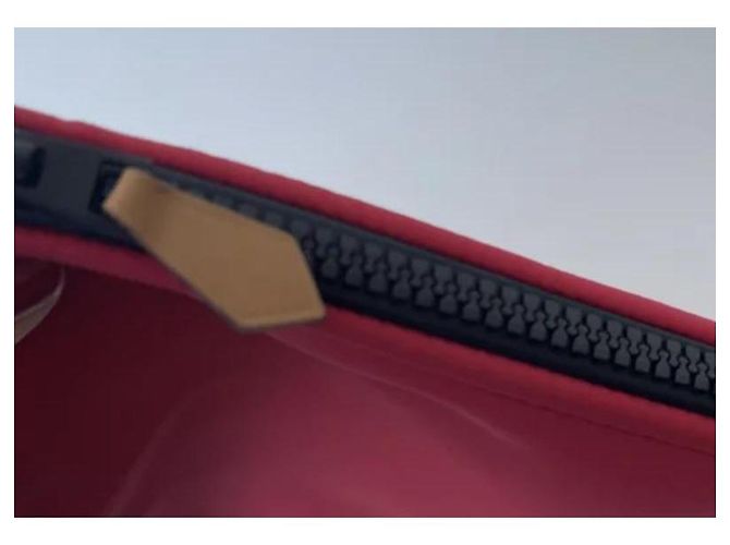 Pochette Hermès Bain Rossa Rosso - vista 8