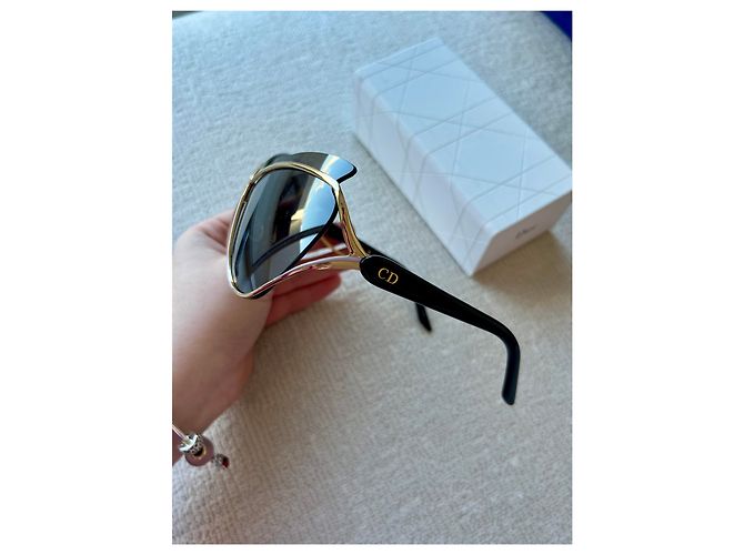 Dior Aviator-Sonnenbrille mit asymmetrischen Bügeln - Ansicht 2
