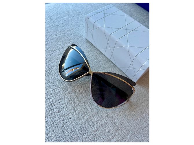 Dior Aviator-Sonnenbrille mit asymmetrischen Bügeln - Ansicht 3