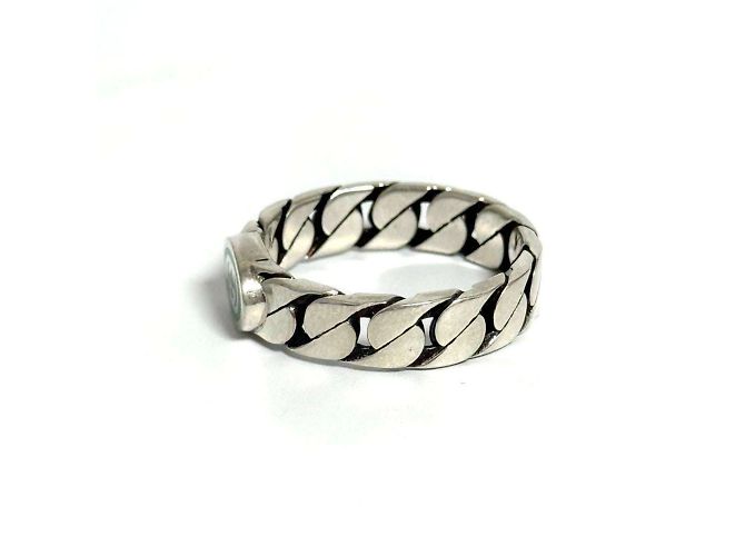 Gucci Men's Interlocking G Silver Ring - view 4