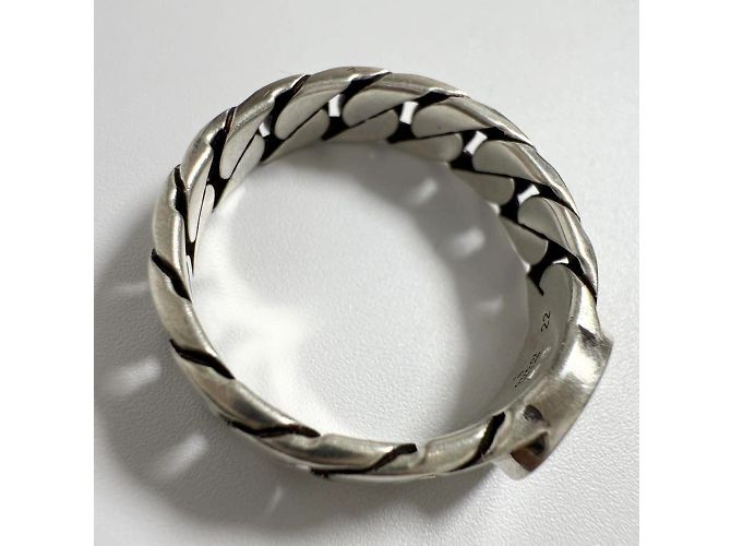 Gucci Men's Interlocking G Silver Ring - view 6