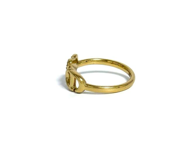 Anello Cuore Blu CD Donna Christian Dior - vista 4