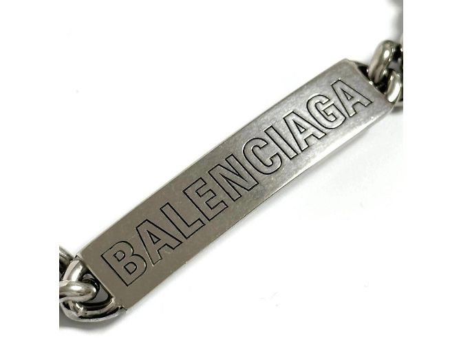Collana a catena Twist Plate da uomo di Balenciaga - vista 7