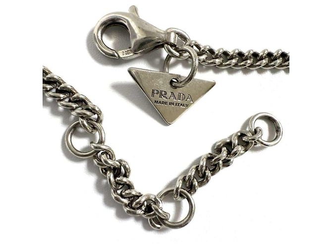 Pendente collana simbolo Prada per uomini e donne - vista 8