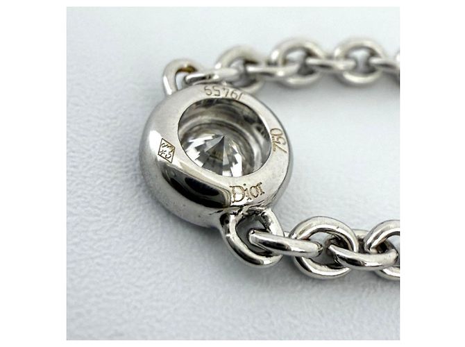 Anello Maxiwe da donna Christian Dior in oro bianco 18K - vista 6