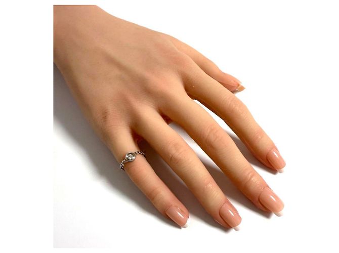 Anello Maxiwe da donna Christian Dior in oro bianco 18K - vista 9