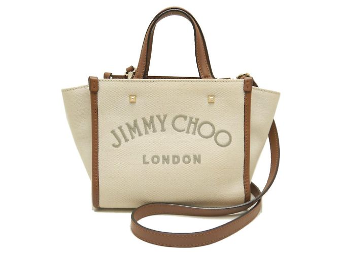 Borsa Varenne Tote di Jimmy Choo Marrone Crudo - vista 10