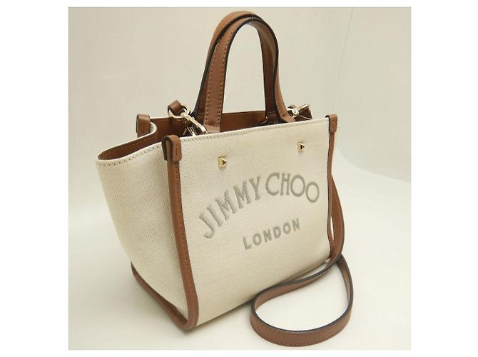 Borsa Varenne Tote di Jimmy Choo Marrone Crudo - vista 2