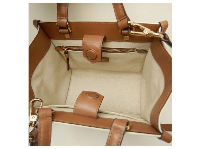 Borsa Varenne Tote di Jimmy Choo Marrone Crudo - vista 8