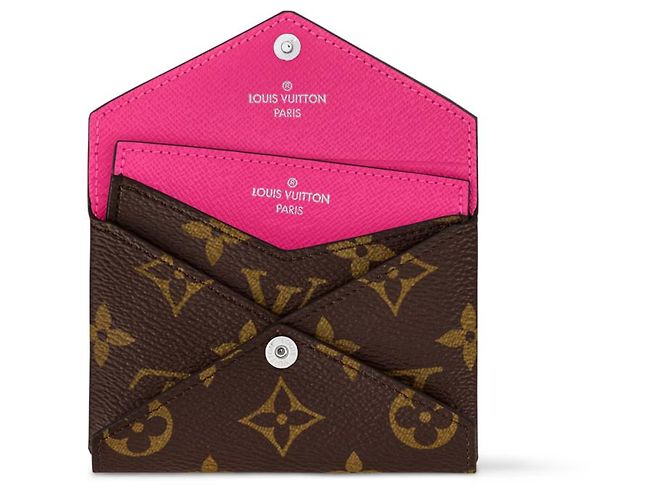 Louis Vuitton Porta tarjetas Kirigami LV Rosa - vista 2