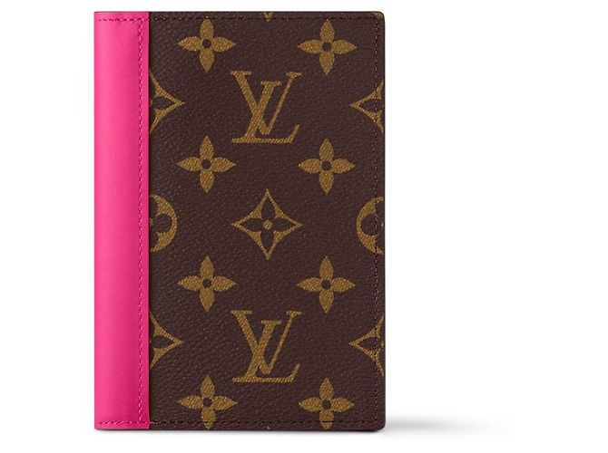 Louis Vuitton Funda de pasaporte LV nueva Fucsia - vista 2