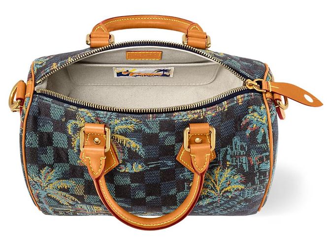 Louis Vuitton LV Speedy 25 damier blu marina Multicolore - vista 2