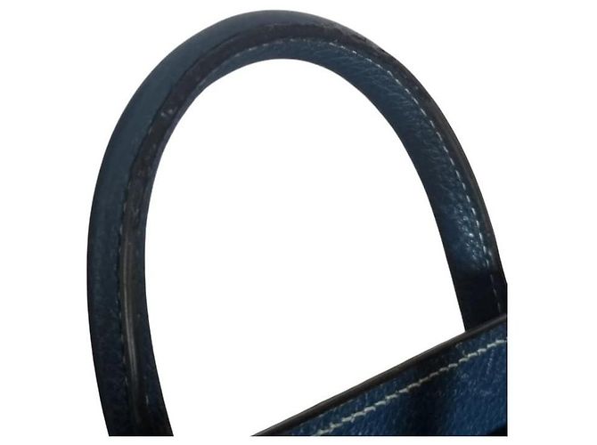 Borsa Céline Mini Phantom Luggage in pelle blu Blu scuro - vista 13